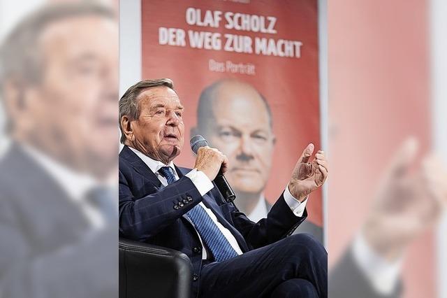 Altkanzler Schröder: Der Kanzler hat 