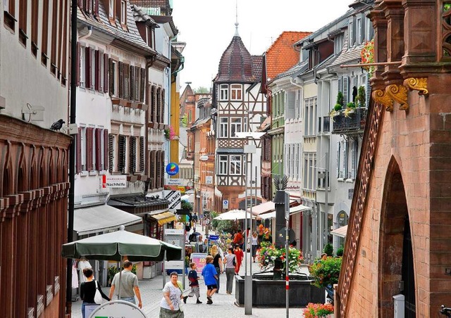 Entwicklungspotenzial in der Innenstad...n  im Ausbau der Aufenthaltsqualitt.   | Foto: Stadt Lahr