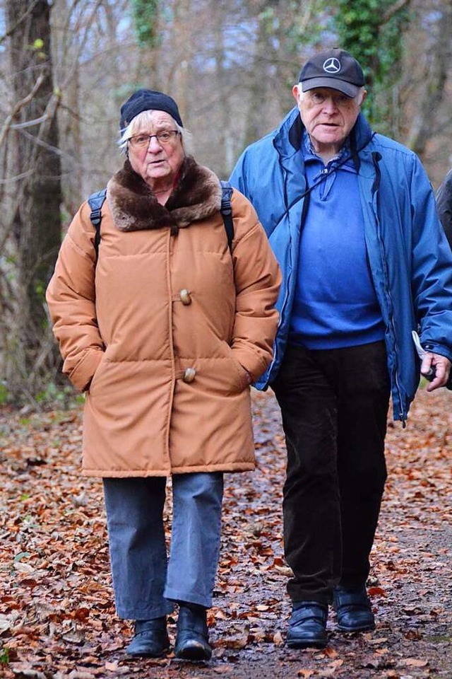 Mehr als 60 Wanderungen hat Christel B...fr die Mittwochswanderer organisiert.  | Foto: Felix Lieschke