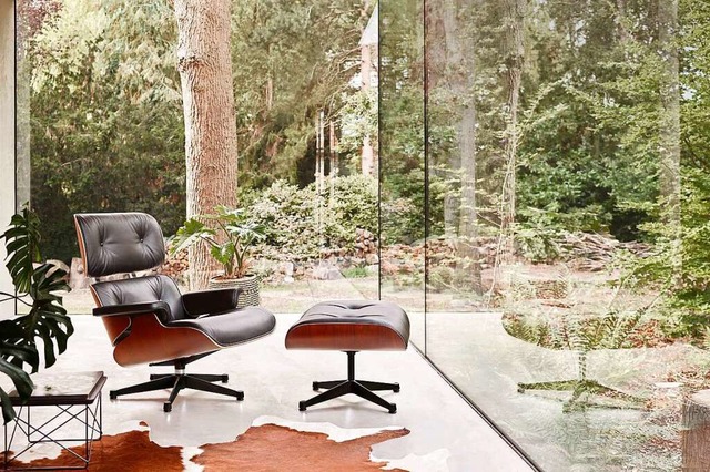 Klassiker der modernen Mbelgeschichte...ounge Chair mit Ottoman-Beistellhocker  | Foto: Vitra