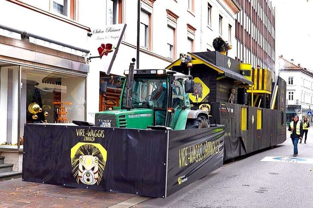 Auch wenn es mit der Fasnacht wieder n...n Wagen in der Innenstadt ausgetestet.  | Foto: Yves Grether