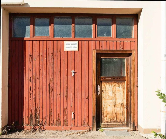 Das bisherige Feuerwehrhaus ist marode...ht mehr den gesetzlichen Vorschriften.  | Foto: Helmut Rothermel