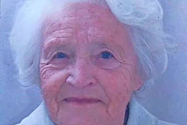 Bekannte Löffingerin Maria Münzer stirbt mit 99 Jahren