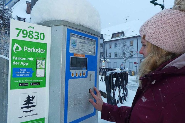 Die Stadt braucht neue Parkscheinautomaten, Stckpreis 6000 Euro.  | Foto: Peter Stellmach