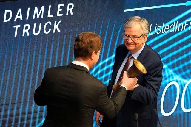 Das neue Daimler Truck legt einen gelungenen Börsenstart hin