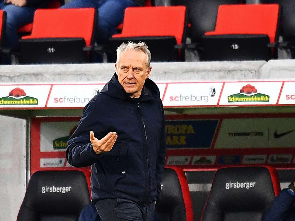 Christian Streich sieht seine Mannschaft nicht aufstecken.