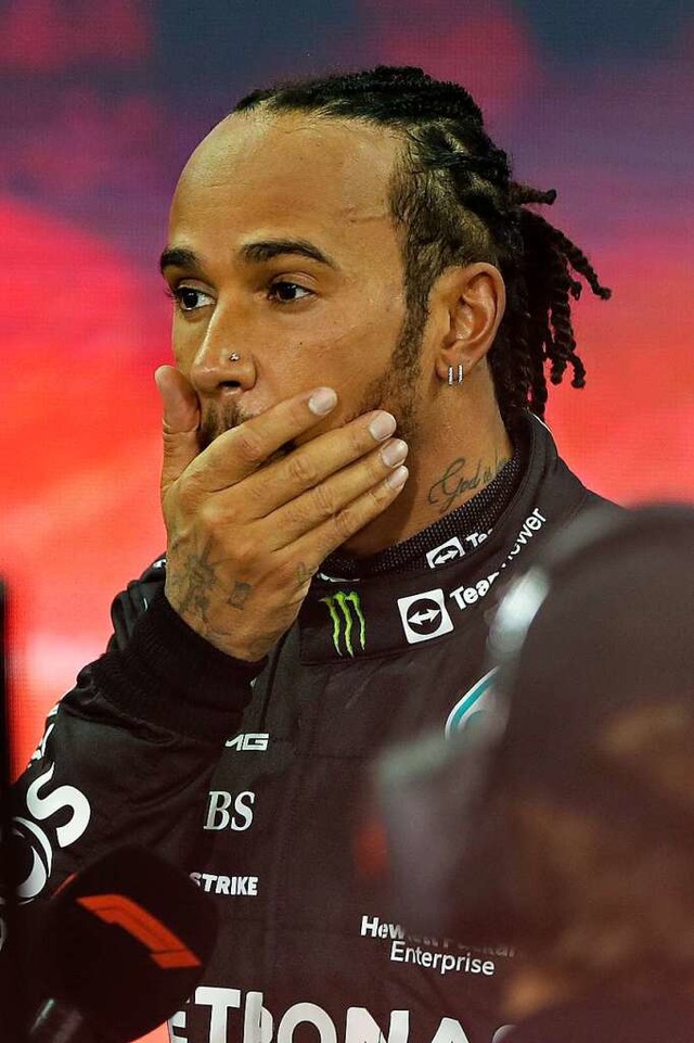 Geschlagen und enttuscht: Lewis Hamilton  | Foto: Kamran Jebreili (dpa)