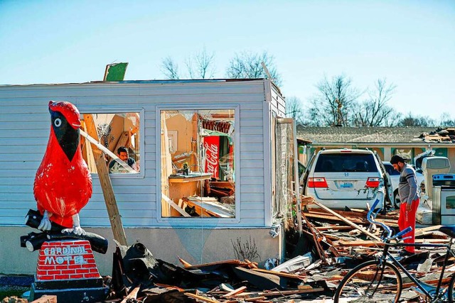 Die Aufbauarbeiten drften Jahre dauern.  | Foto: GUNNAR WORD (AFP)