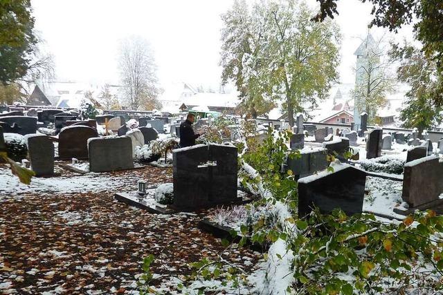 Die Friedhofsgebühren steigen