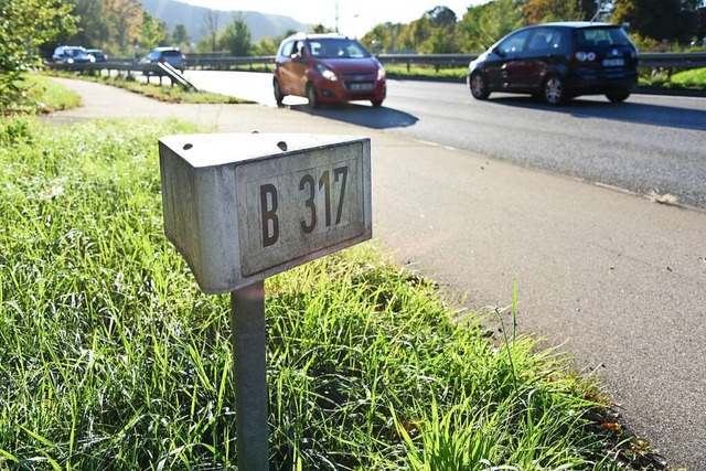 Der Knotenpunkt an der B317 bei Schlechtnau  soll 2023 ausgebaut werden  | Foto: Robert Bergmann
