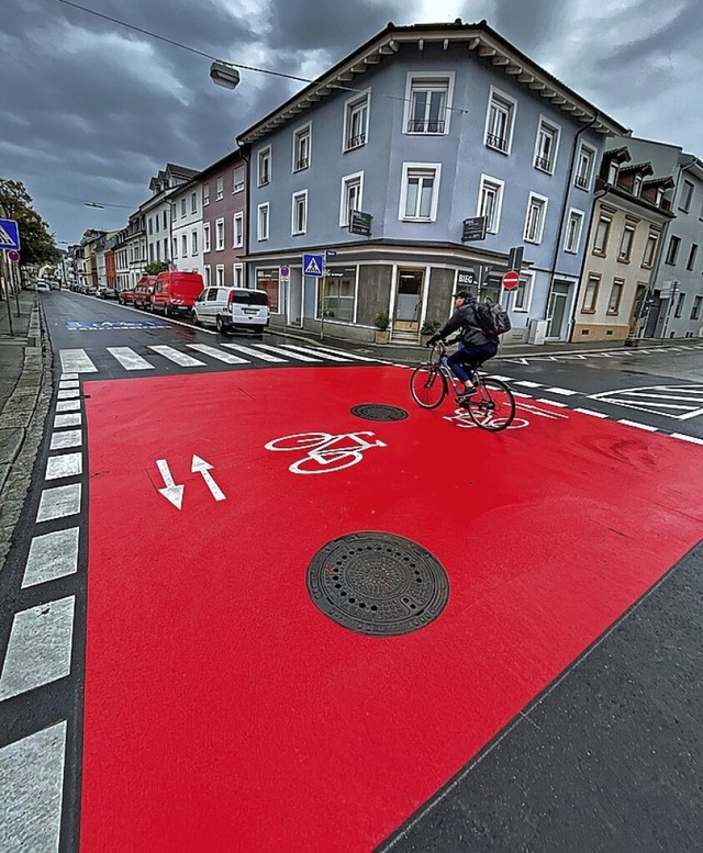 Die neue Fahrradstrae sieht ein Leser mit gemischten Gefhlen.  | Foto: Barbara Ruda