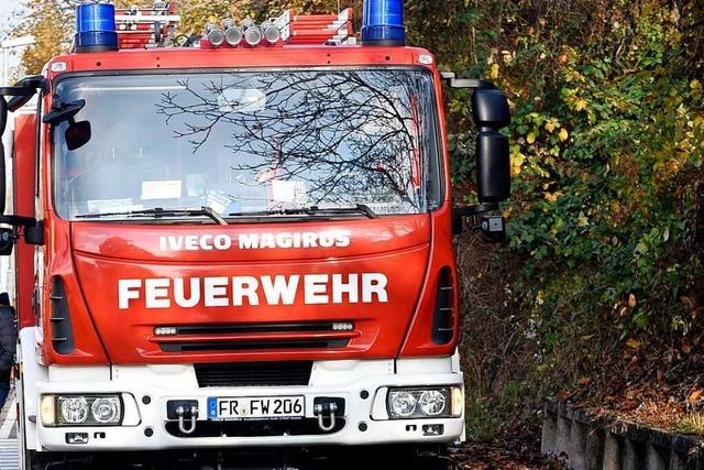 Freiburger Feuerwehr muss zu drei Einsätzen zur selben Zeit