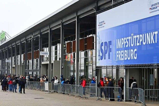 An der Freiburg wurde fast rund um die Uhr geimpft.  | Foto: Thomas Kunz