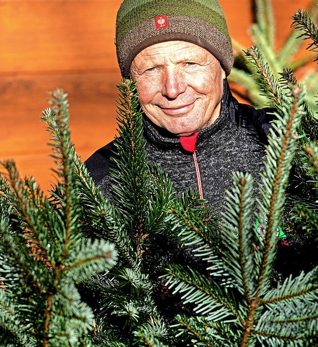 Die Nordmanntannen von Bernhard Amann ...aucht, kann heute noch einen erwerben.  | Foto: Wolfgang Scheu