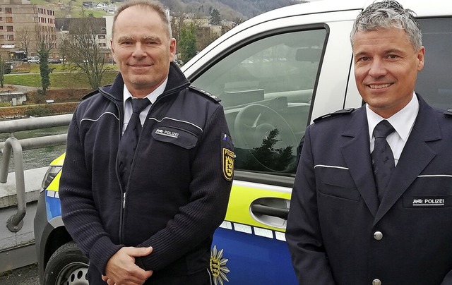 Polizeihauptkommissar Jrgen Rotzinger...enburg nach Waldshut-Tiengen wechselt.  | Foto: Michael Krug
