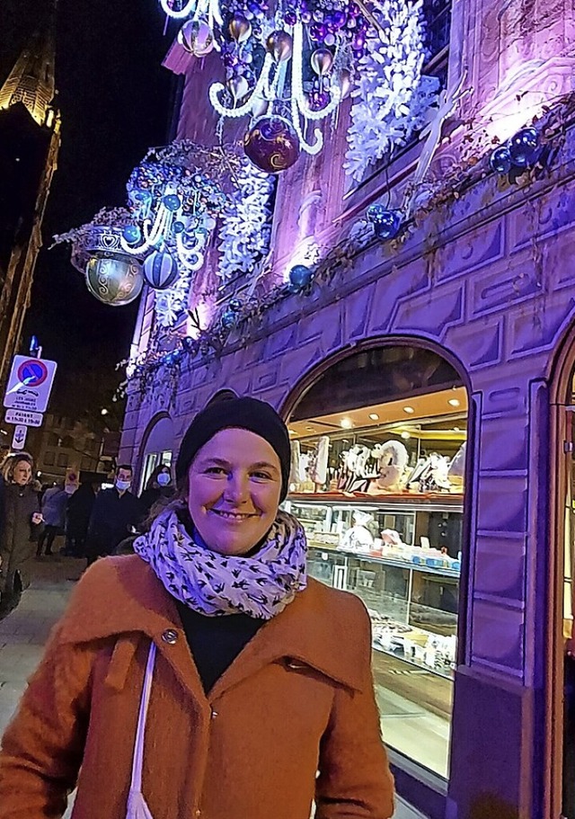 Marita Rinklin hier bei einem Ausflug in Straburg.   | Foto: Susanne Kerkovius