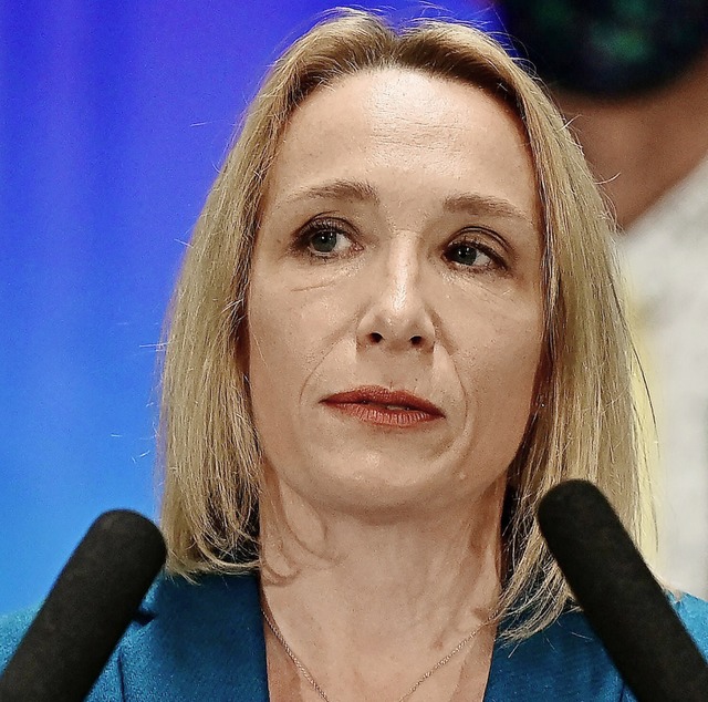 Liberaldemokratin Helen Morgan nach ihrem Wahlsieg  | Foto: PAUL ELLIS (AFP)