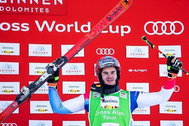 Bernauer Skicrosser Tobias Baur rast im Weltcup erstmals aufs Podest