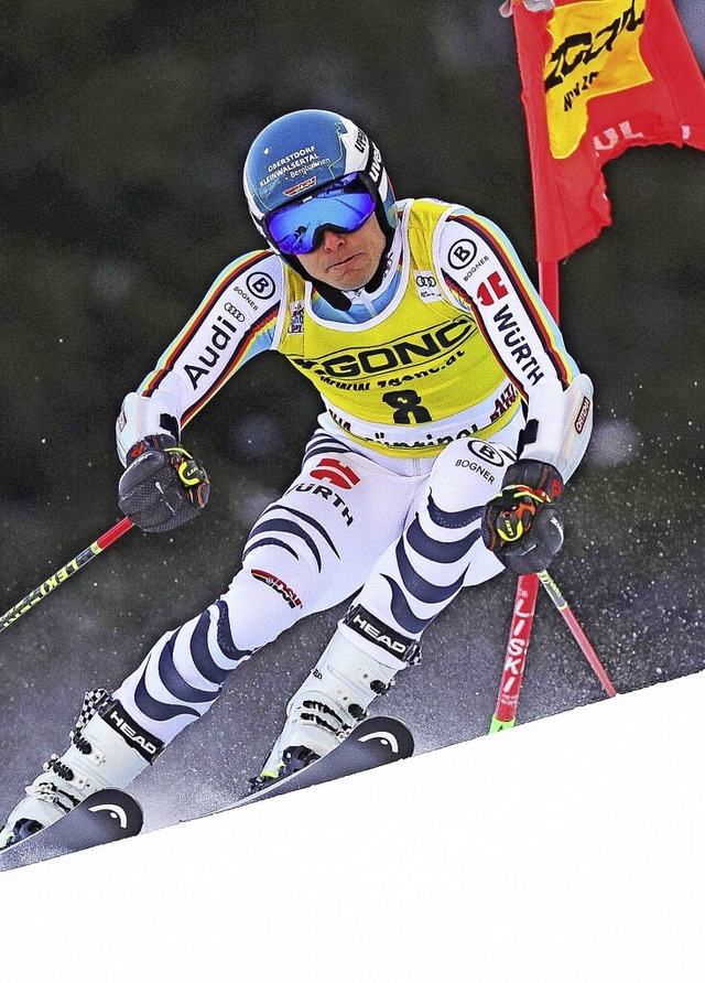 Alexander Schmid whrend seiner Fahrt auf Rang drei  | Foto: Sergio Bisi (dpa)