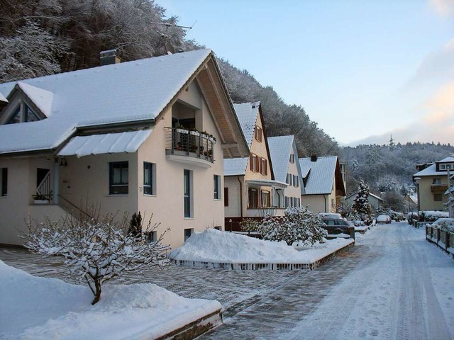 Die letzte weie Weihnacht in Schopfhe...enschein und einem stahlblauen Himmel.  | Foto: Helmut Kohler