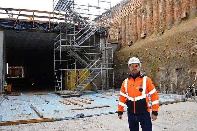 Stefan Schneiders Jahr 2021 als Projektleiter am Brandbergtunnel in Winden