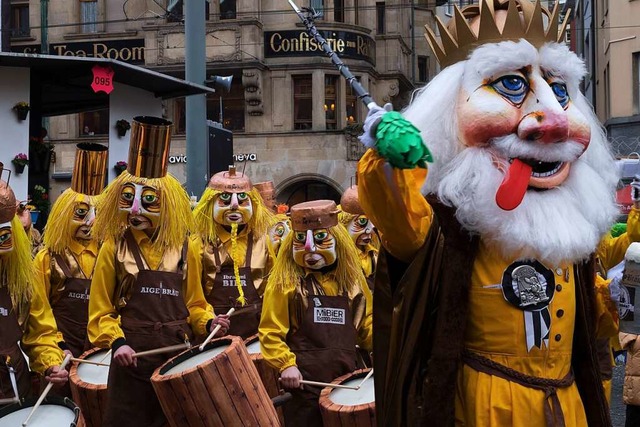 Solche Bilder wird es auch 2022 nicht aus Basel geben: Der Cortge  | Foto: Ansgar Taschinski