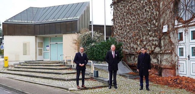 Gemeinsame Plne: Oberbrgermeister Ma...dsvorsitzender Frank Peter Rottenecker  | Foto: Stadt Lahr