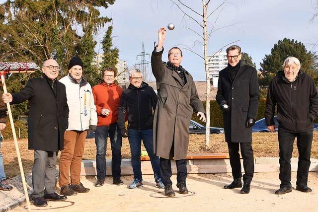 In Rheinfelden gibt es eine neue Boule-Bahn fr die 