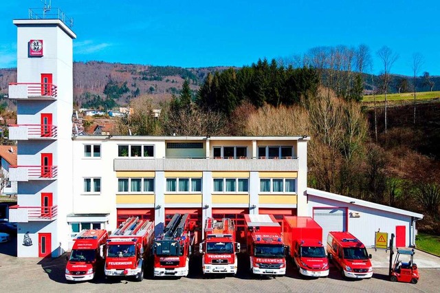 Der Fuhrpark der Freiwilligen Feuerwehr Wehr im Jahr 2020  | Foto: Ernst Brugger