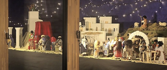 Weihnachtsschaufenster im Caf Grenzenlos  | Foto: Ariane Beringer St. Josefshaus Herten