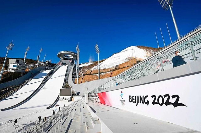 Die Skisprung-Arena der Spiele 2022  | Foto: WANG ZHAO (AFP)