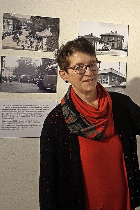 Stadtarchivarin Eveline Klein hat  his...gen. Die Ausstellung wird verlängert.   | Foto: Roswitha Frey