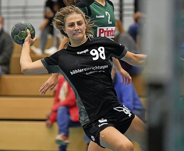 Lena Zimmermann wechselte zu Saisonbeg... TuS Schutterwald zum TV Friesenheim.   | Foto: Wolfgang Kuenstle