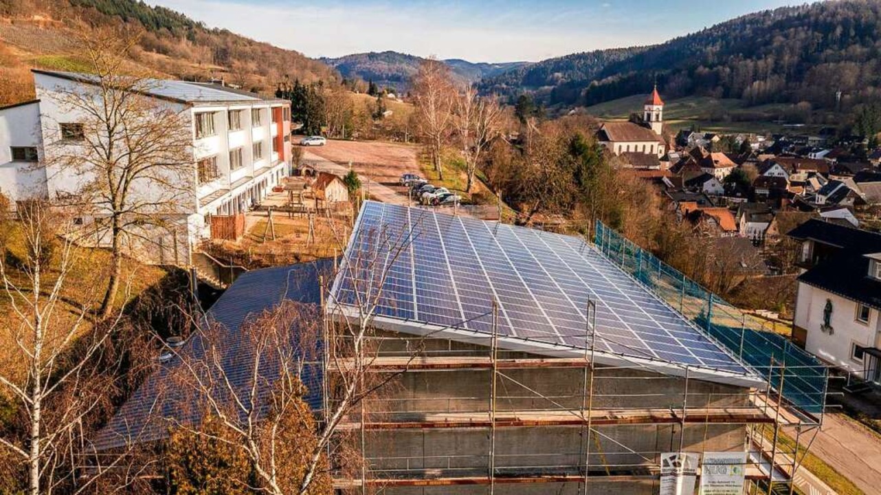 Die Fotovoltaikanlage auf der Halle in Münchweier  | Foto: Bürgerenergie 