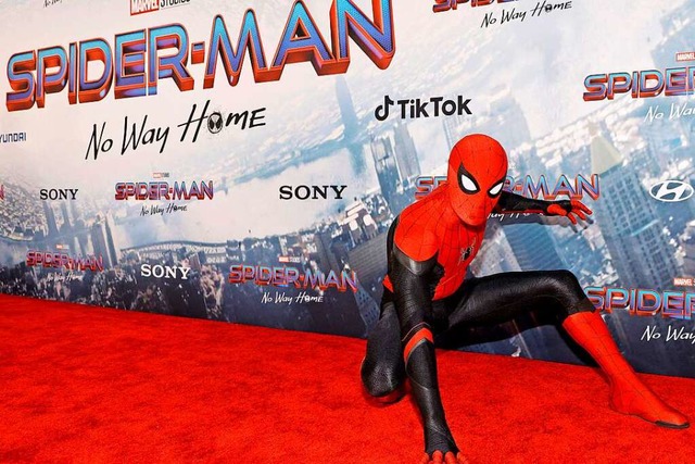 &#8222;Spider-Man 3&#8220; hat die Jam...rksten Film des Jahres 2021 abgelst.  | Foto: AMY SUSSMAN (AFP)