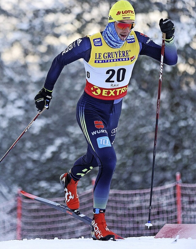 Die 15 Kilometer klassisch, hier das e...a, luft  Janosch Brugger am liebsten.  | Foto: GEPA pictures/ Harald Steiner via www.imago-images.de