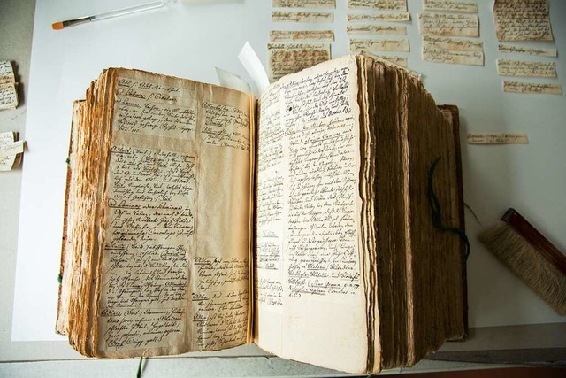 Aus 100000 Zetteln hat Spreng sein Wr...ng ist es zu seiner Zeit nie gekommen.  | Foto: Unibibliothek Basel