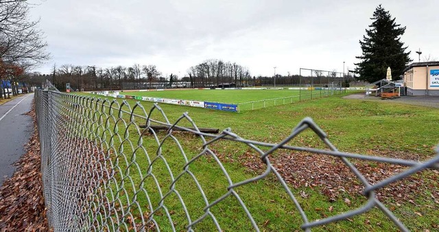 Gewerbe oder Freizeitsport? Das Gelnde des SV Solvay weckt Begehrlichkeiten.  | Foto: Michael Bamberger