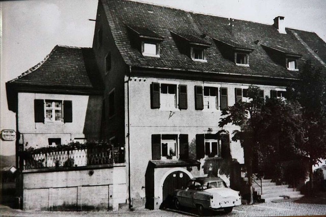 Das Gasthaus &#8222;Zur Linde&#8220; i...inem Foto vom Anfang der 1960er Jahre   | Foto: Archiv Silvia Faller