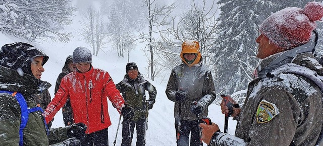 Rechtzeitig wieder im Dienst, die Winterranger vom Feldberg.  | Foto: Gerrit Mller