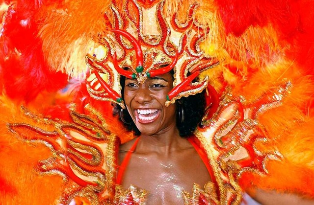 Ein Fasent wie beim Karneval in Rio be...peraturen soll es in Lahr nicht geben.  | Foto: dpa