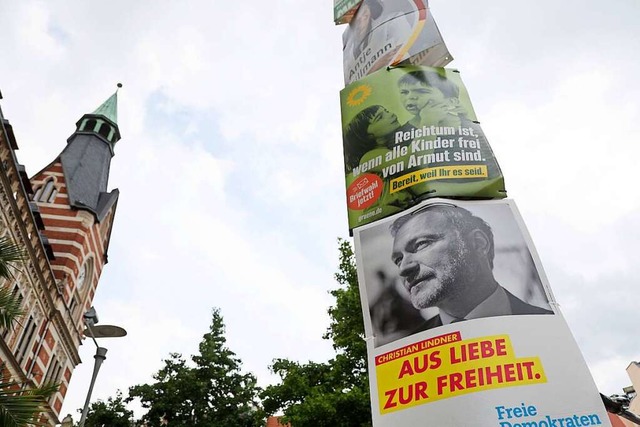 Im Land im Aufwind: die FDP und die Grnen  | Foto: Karina Hessland (imago)