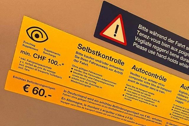 In der Regio S-Bahn gibt es zwei verschiedene Bugelder fr Fahrgste ohne Ticket