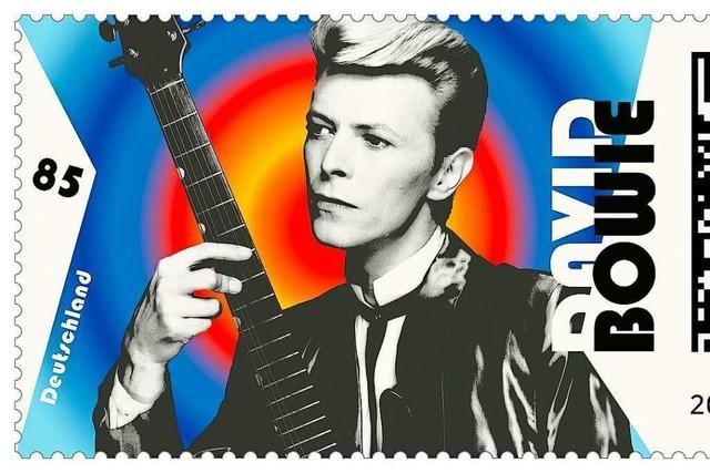 Post ehrt David Bowie zum 75. mit Sonderbriefmarke