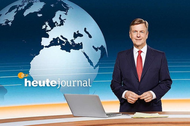 Claus Kleber moderiert am Donnerstag z...n Mal das &#8222;heute journal&#8220;.  | Foto: Klaus Weddig (dpa)