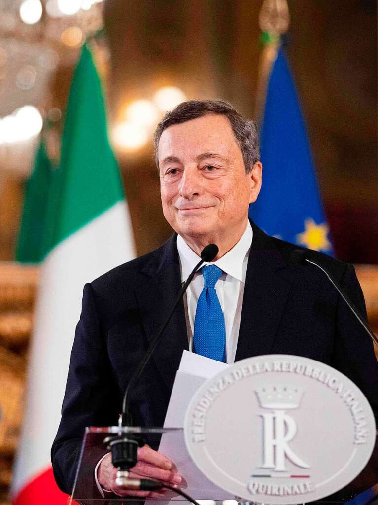 13. Februar: Ex-EZB-Chef Mario Draghi als neuer Premier in Italien vereidigt