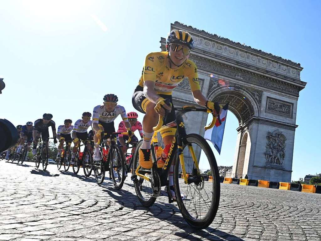 18. Juli 2021: Titelverteidiger Tadej Pogacar gewinnt 108. Tour de France