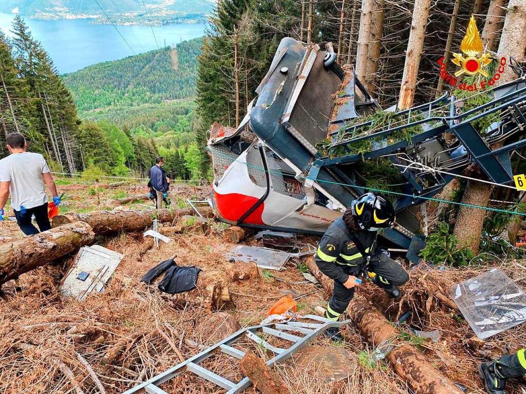 23. Mai 2021: Mehrere Tote bei Seilbahnunglck in Italien