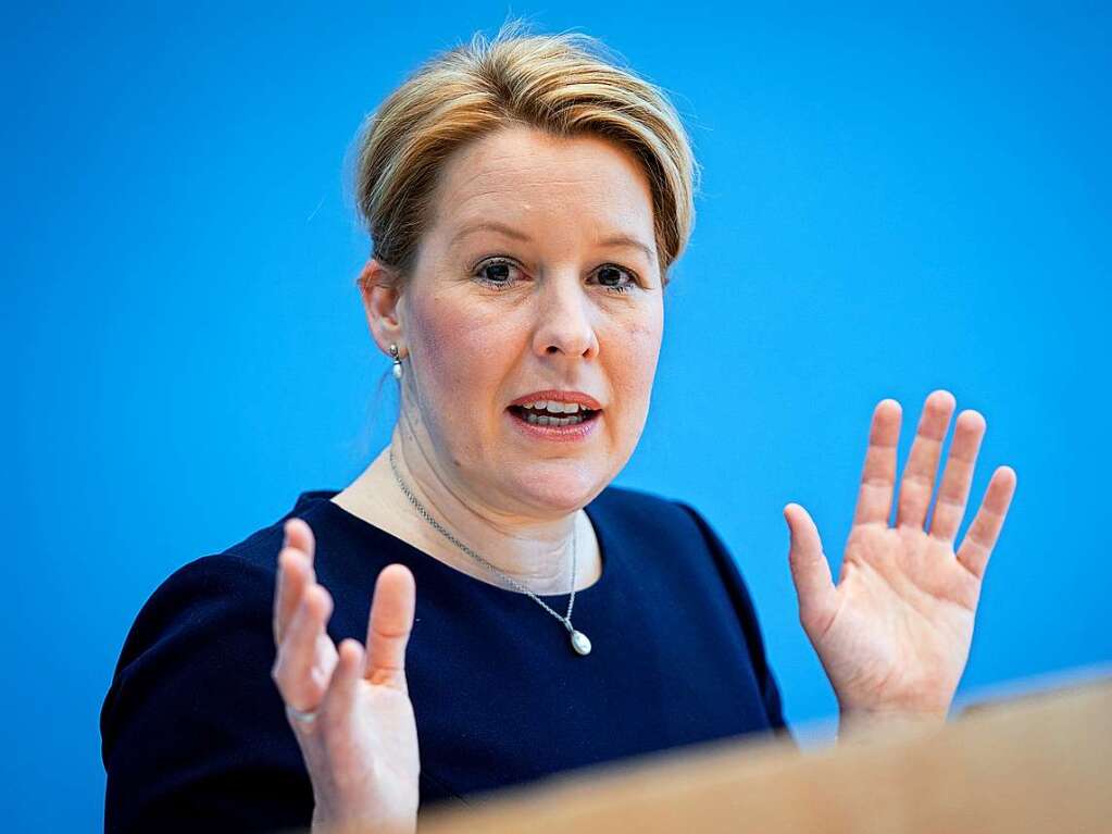 19. Mai 2021: Bundesfamilienministerin Franziska Giffey tritt zurck