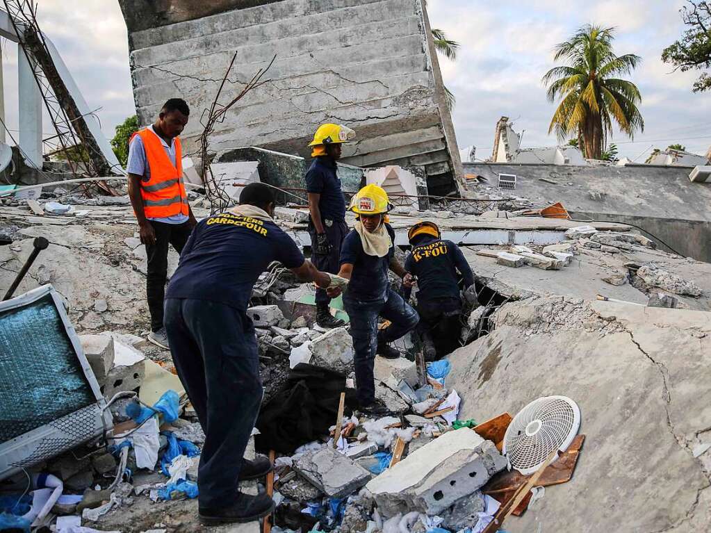 14. August 2021: Schweres Erdbeben mit Strke 7,2 erschttert Haiti - Tsunami-Warnung